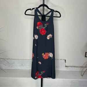 Alice + Olivia M Liz Twist Back Dress in Castaway Floral print